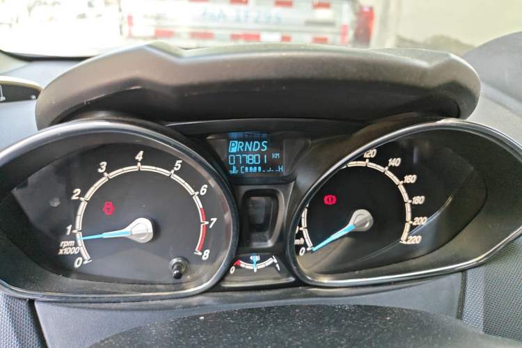 Used Ford Fiesta 2013 Hatchback 1.5L Automatic Fashion Edition Odometer Close Up