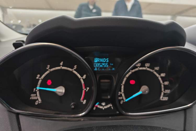 Used Ford Fiesta 2013 Hatchback 1.5L Automatic Prestige Model Odometer Close Up