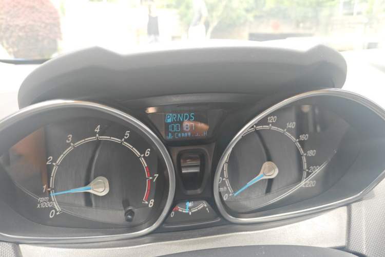 Used Ford Fiesta 2013 Hatchback 1.5L Automatic Fashion Edition Odometer Close Up