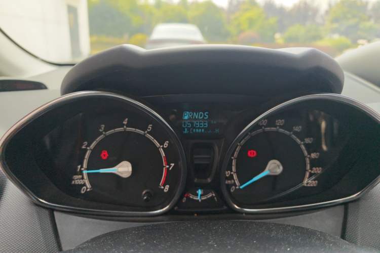 Used Ford Fiesta 2013 Hatchback 1.5L Automatic Fashion Edition Odometer Close Up