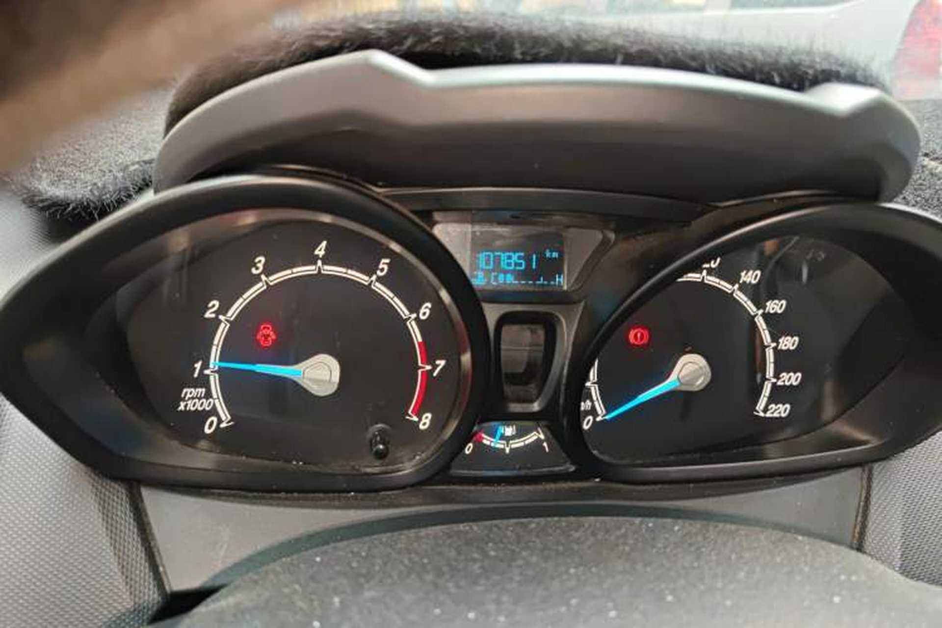 Used Ford Fiesta 2013 Hatchback 1.5L Manual Fashion Edition Odometer Close Up