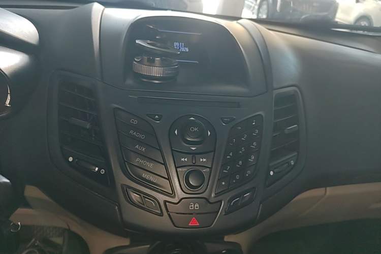 Used Ford Fiesta 2013 Sedan 1.5L Automatic Prestige Model Audio And AC Panel