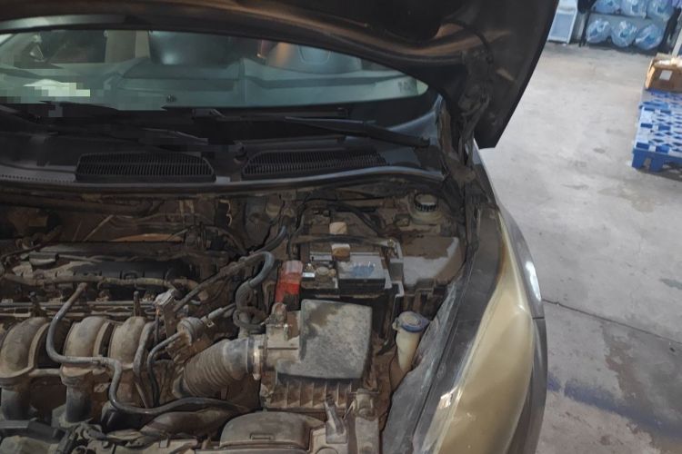 Used Ford Fiesta 2013 Sedan 1.5L Automatic Fashion Edition Engine Bay Left