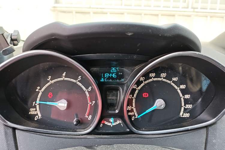 Used Ford Fiesta 2013 Hatchback 1.5L Manual Fashion Edition Odometer Close Up