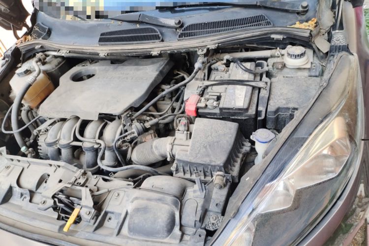 Used Ford Fiesta 2013 Sedan 1.5L Manual Fashion Edition Engine Bay Left