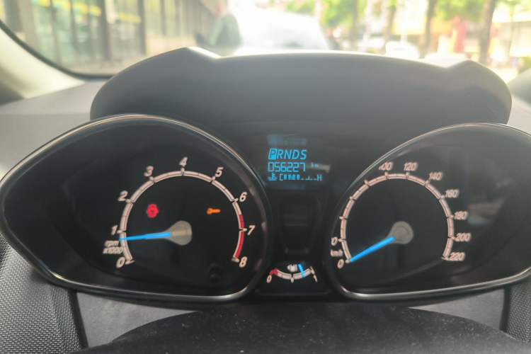 Used Ford Fiesta 2013 Hatchback 1.5L Automatic Fashion Edition Odometer Close Up