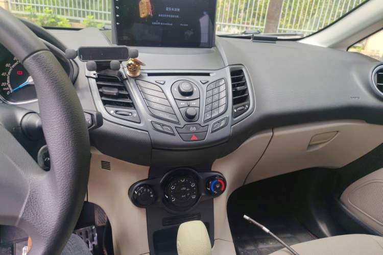 Used Ford Fiesta 2013 Sedan 1.5L Automatic Prestige Model Audio And AC Panel