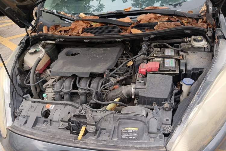 Used Ford Fiesta 2013 Sedan 1.5L Manual Fashion Edition Engine Bay