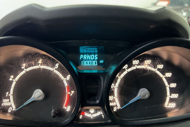 Used Ford Fiesta 2013 Hatchback 1.5L Automatic Fashion Edition Odometer Close Up