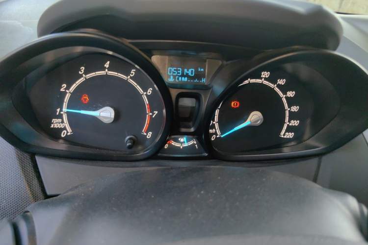 Used Ford Fiesta 2013 Hatchback 1.5L Manual Fashion Edition Odometer Close Up