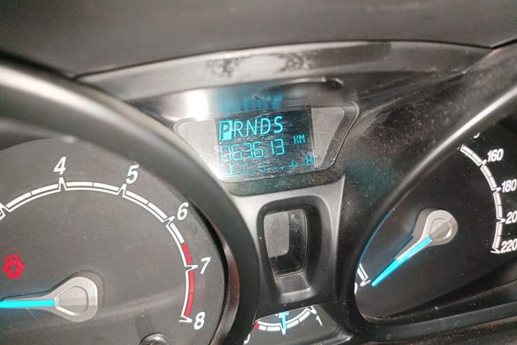 Used Ford Fiesta 2013 Hatchback 1.5L Automatic Prestige Model Odometer Close Up