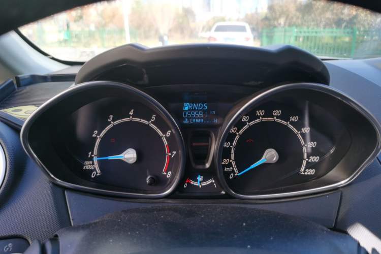 Used Ford Fiesta 2013 Sedan 1.5L Automatic Flagship Model Odometer Close Up