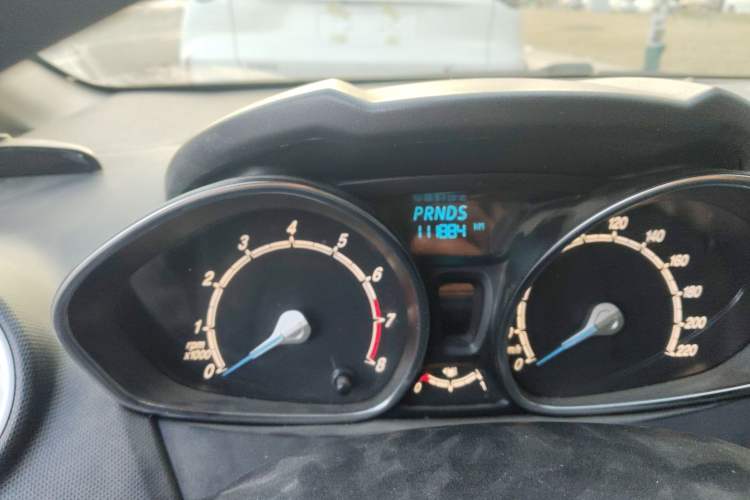 Used Ford Fiesta 2013 Hatchback 1.5L Automatic Fashion Edition Odometer Close Up
