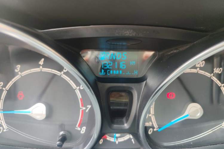 Used Ford Fiesta 2013 Sedan 1.5L Automatic Prestige Model Odometer Close Up