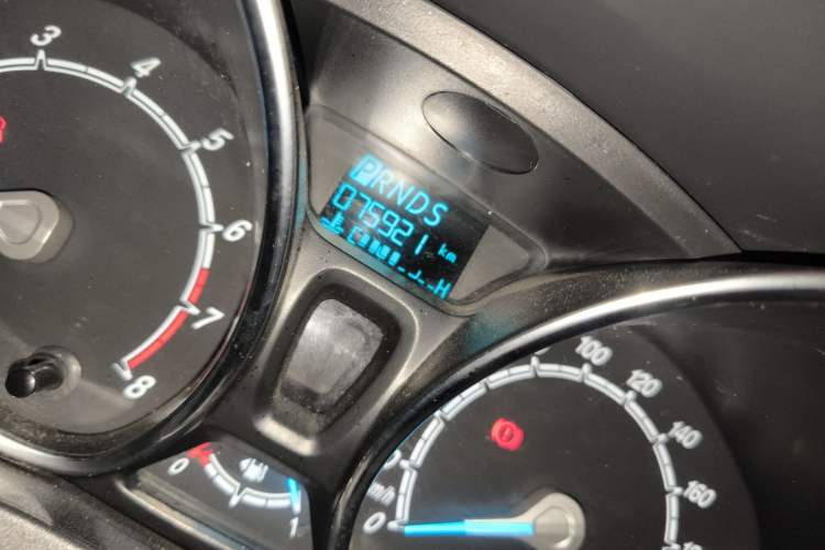 Used Ford Fiesta 2013 Hatchback 1.5L Automatic Sport Model Odometer Close Up