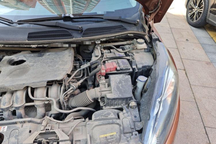 Used Ford Fiesta 2013 Sedan 1.5L Automatic Fashion Edition Engine Bay Left