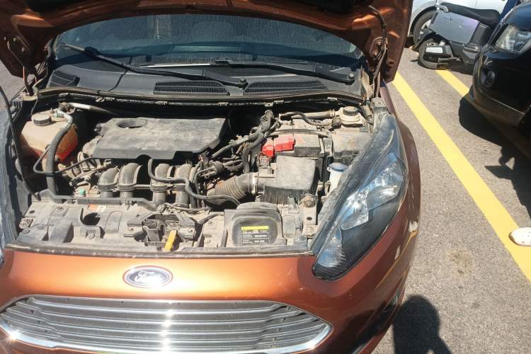 Used Ford Fiesta 2013 Sedan 1.5L Automatic Fashion Edition Engine Bay Left