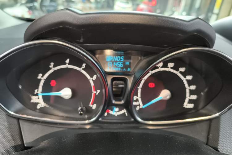 Used Ford Fiesta 2013 Hatchback 1.5L Automatic Fashion Edition Odometer Close Up