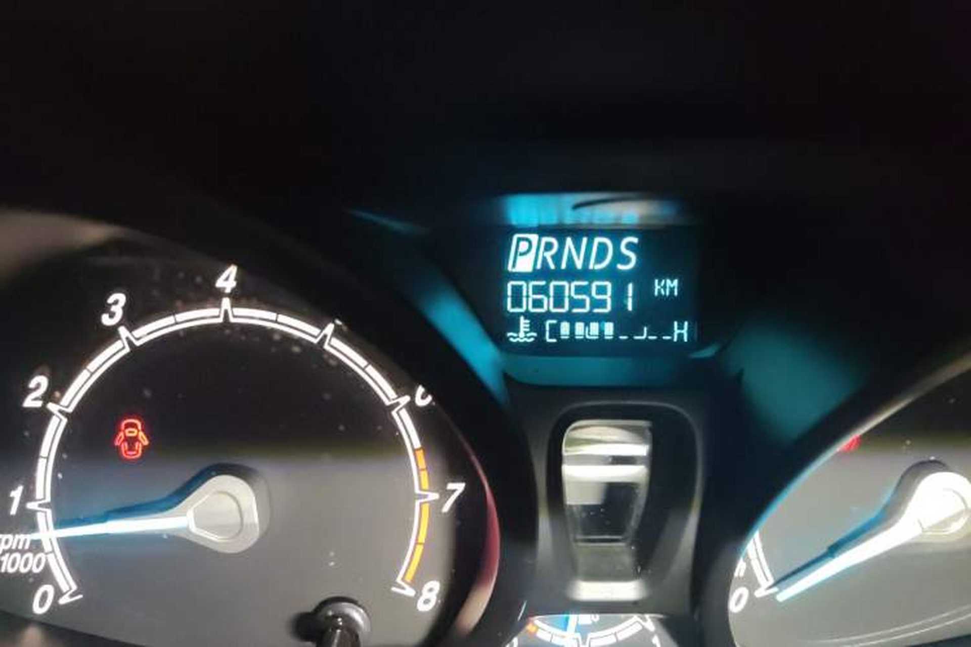 Used Ford Fiesta 2013 Hatchback 1.5L Automatic Prestige Model Odometer Close Up