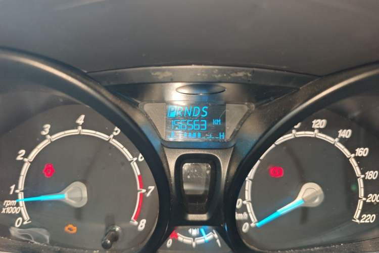 Used Ford Fiesta 2013 Hatchback 1.5L Automatic Sport Model Odometer Close Up