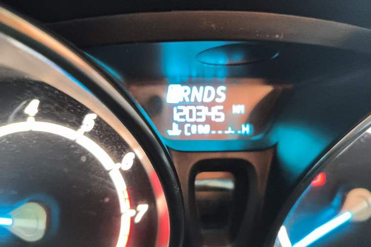 Used Ford Fiesta 2013 Sedan 1.5L Automatic Fashion Edition Odometer Close Up