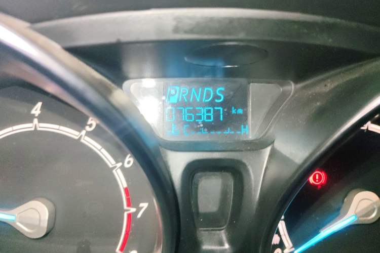 Used Ford Fiesta 2013 Hatchback 1.5L Automatic Fashion Edition Odometer Close Up