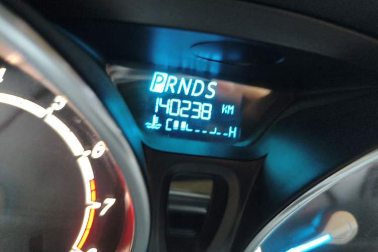 Used Ford Fiesta 2013 Hatchback 1.5L Automatic Fashion Edition Odometer Close Up