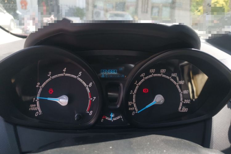 Used Ford Fiesta 2013 Hatchback 1.5L Manual Fashion Edition Odometer Close Up