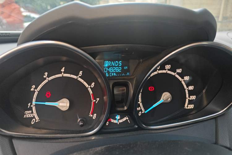 Used Ford Fiesta 2013 Hatchback 1.5L Automatic Fashion Edition Odometer Close Up