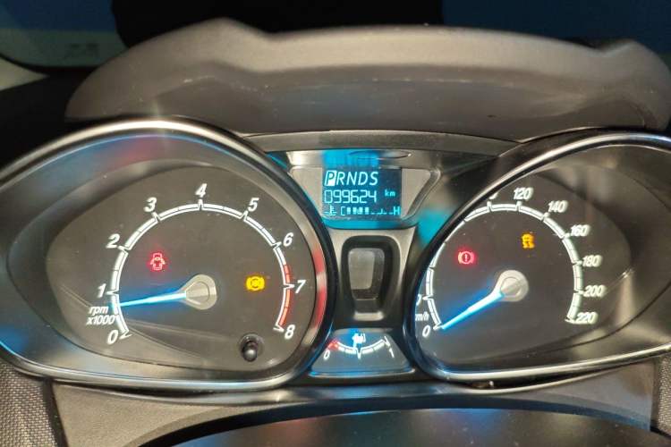 Used Ford Fiesta 2013 Hatchback 1.5L Automatic Fashion Edition Odometer Close Up