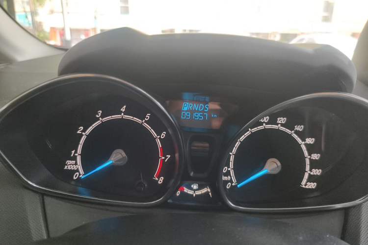 Used Ford Fiesta 2013 Hatchback 1.5L Automatic Fashion Edition Odometer Close Up