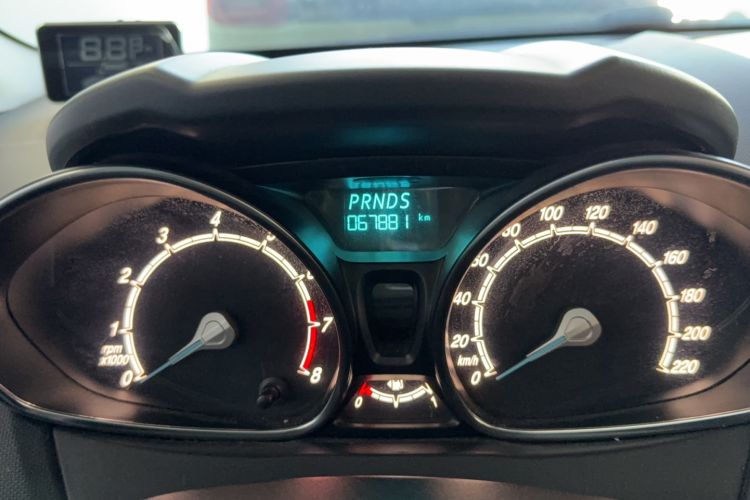 Used Ford Fiesta 2013 Hatchback 1.5L Automatic Fashion Edition Odometer Close Up
