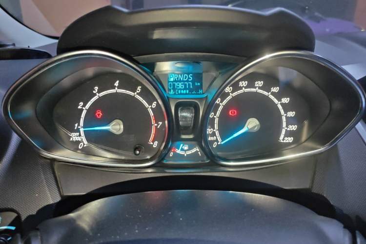 Used Ford Fiesta 2013 Hatchback 1.5L Automatic Fashion Edition Odometer Close Up