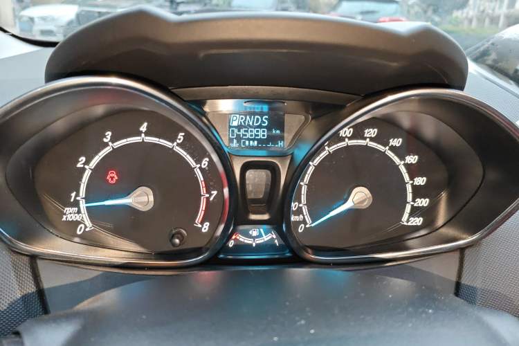 Used Ford Fiesta 2013 Hatchback 1.5L Automatic Fashion Edition Odometer Close Up