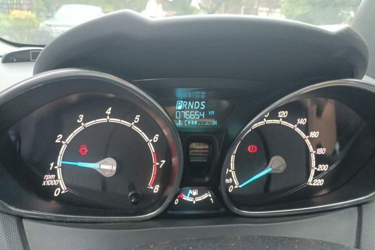 Used Ford Fiesta 2013 Hatchback 1.5L Automatic Fashion Edition Odometer Close Up