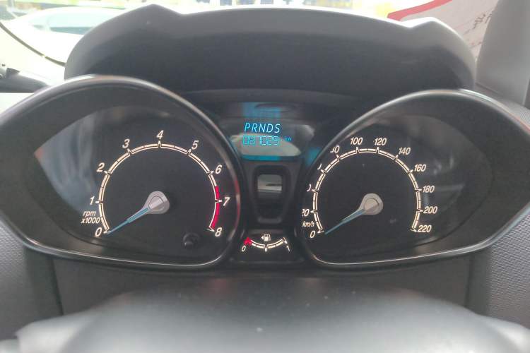 Used Ford Fiesta 2013 Hatchback 1.5L Automatic Fashion Edition Odometer Close Up