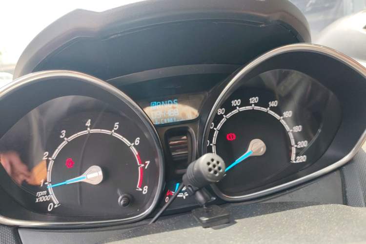 Used Ford Fiesta 2013 Hatchback 1.5L Automatic Fashion Edition Odometer Close Up
