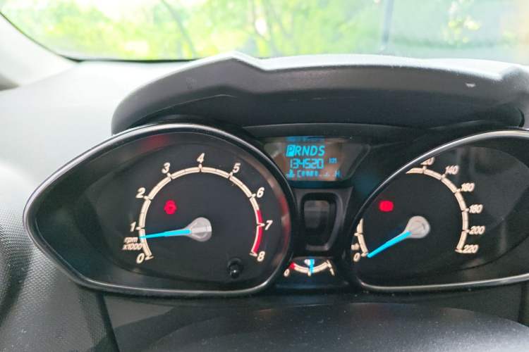 Used Ford Fiesta 2013 Hatchback 1.5L Automatic Fashion Edition Odometer Close Up