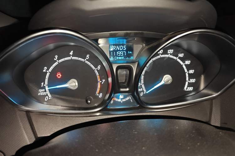 Used Ford Fiesta 2013 Hatchback 1.5L Automatic Fashion Edition Odometer Close Up