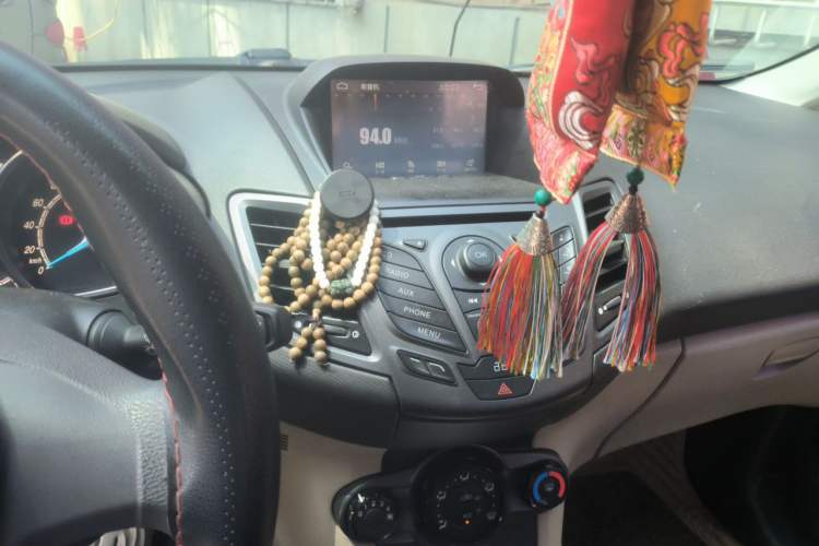 Used Ford Fiesta 2013 Sedan 1.5L Automatic Prestige Model Audio And AC Panel