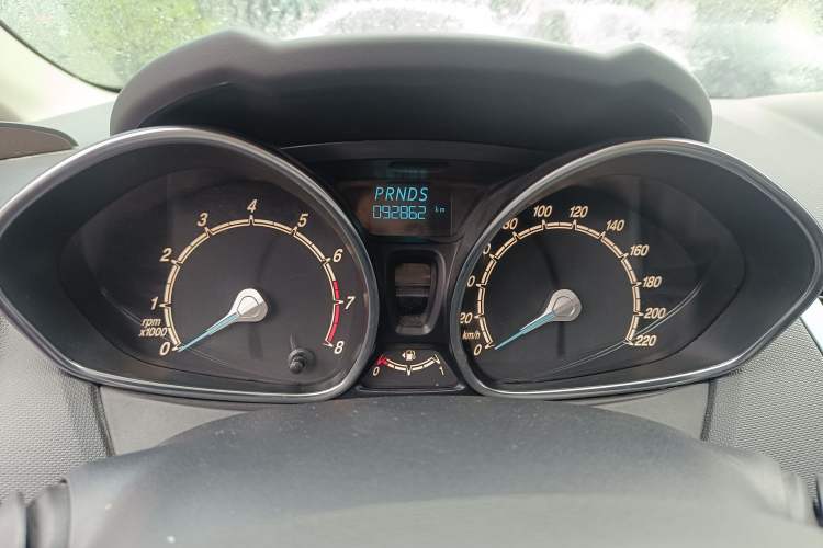 Used Ford Fiesta 2013 Hatchback 1.5L Automatic Fashion Edition Odometer Close Up