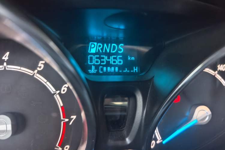 Used Ford Fiesta 2013 Hatchback 1.5L Automatic Fashion Edition Odometer Close Up