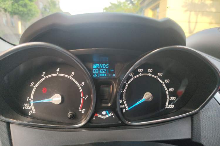Used Ford Fiesta 2013 Hatchback 1.5L Automatic Fashion Edition Odometer Close Up