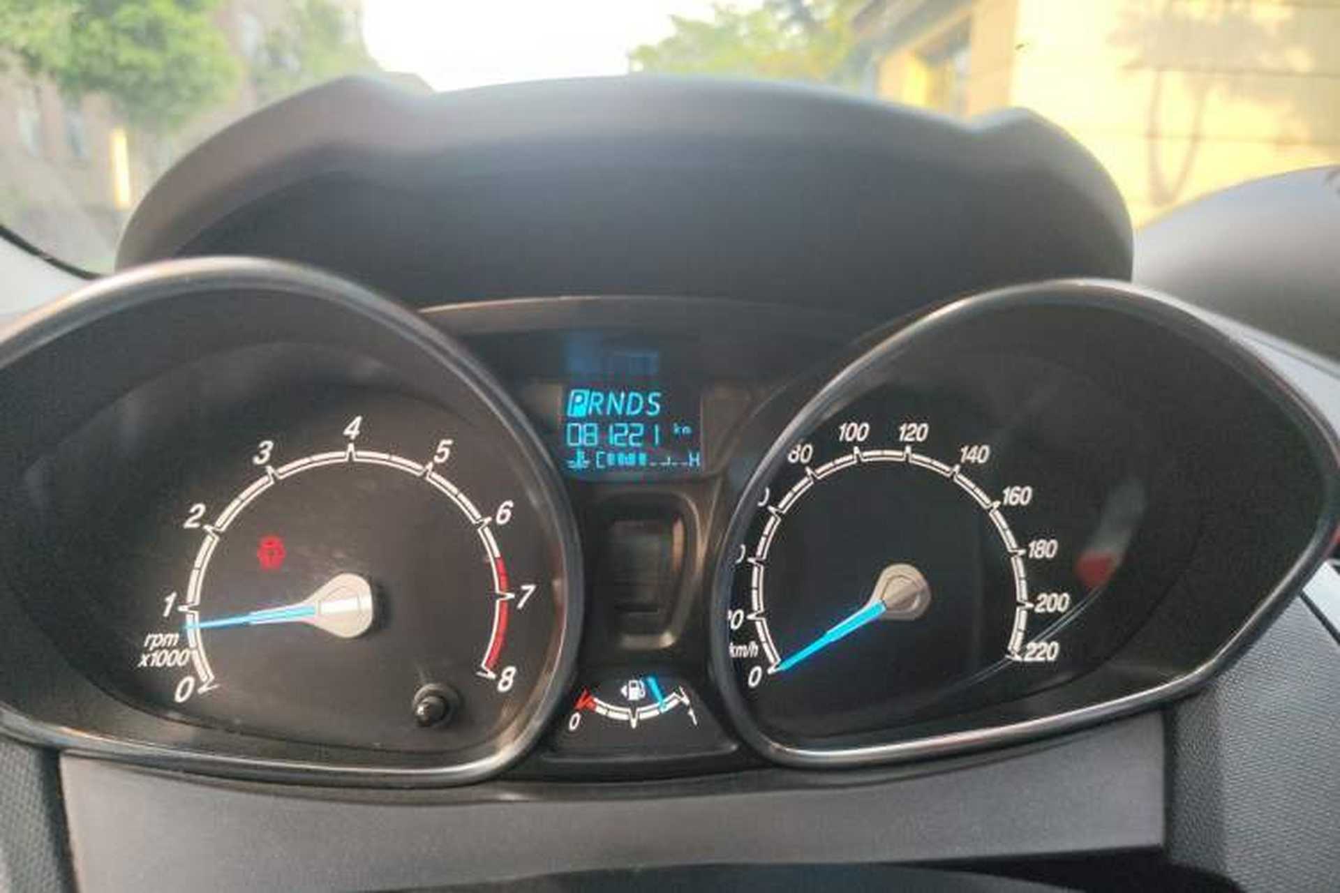 Used Ford Fiesta 2013 Hatchback 1.5L Automatic Fashion Edition Odometer Close Up
