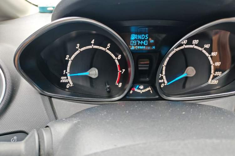 Used Ford Fiesta 2013 Hatchback 1.5L Automatic Fashion Edition Odometer Close Up