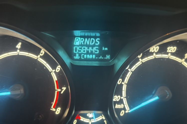 Used Ford Fiesta 2013 Hatchback 1.5L Automatic Fashion Edition Odometer Close Up