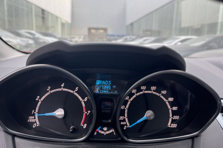 Used Ford Fiesta 2013 Hatchback 1.5L Automatic Fashion Edition Odometer Close Up