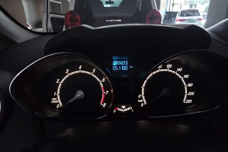 Used Ford Fiesta 2013 Hatchback 1.5L Automatic Fashion Edition Odometer Close Up
