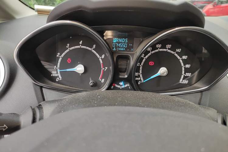 Used Ford Fiesta 2013 Hatchback 1.5L Automatic Fashion Edition Odometer Close Up