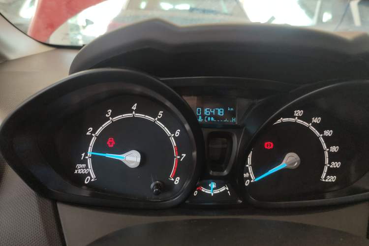 Used Ford Fiesta 2013 Hatchback 1.5L Manual Fashion Edition Odometer Close Up